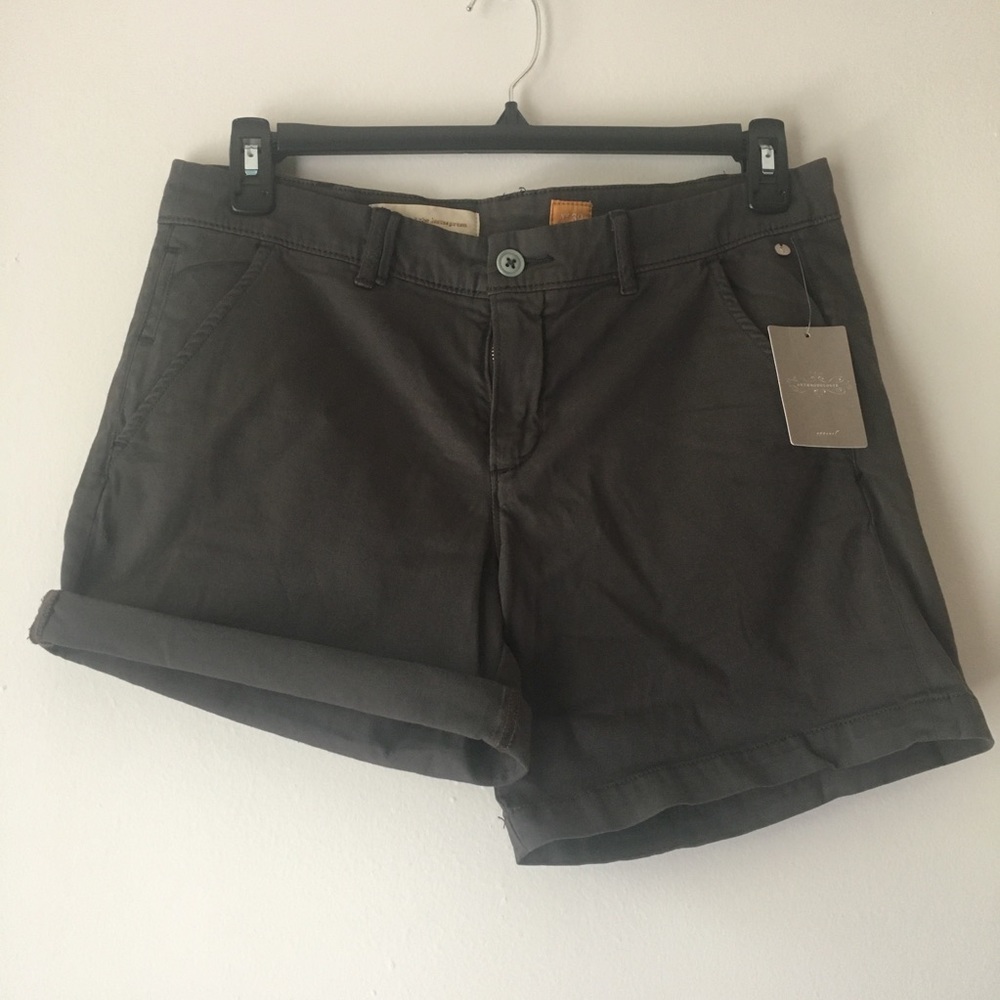 Anthropologie Dark Grey Shorts